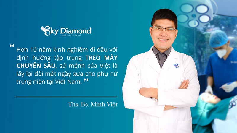 Bác sĩ Võ Ngọc Minh Việt hàng đầu cắt mí mắt